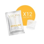 ماسک پودری اسپیرولینا هیدروژلی حاوی سفیده تخم مرغ و کیوتن لدورا کر 12 عددی - تصویر 6